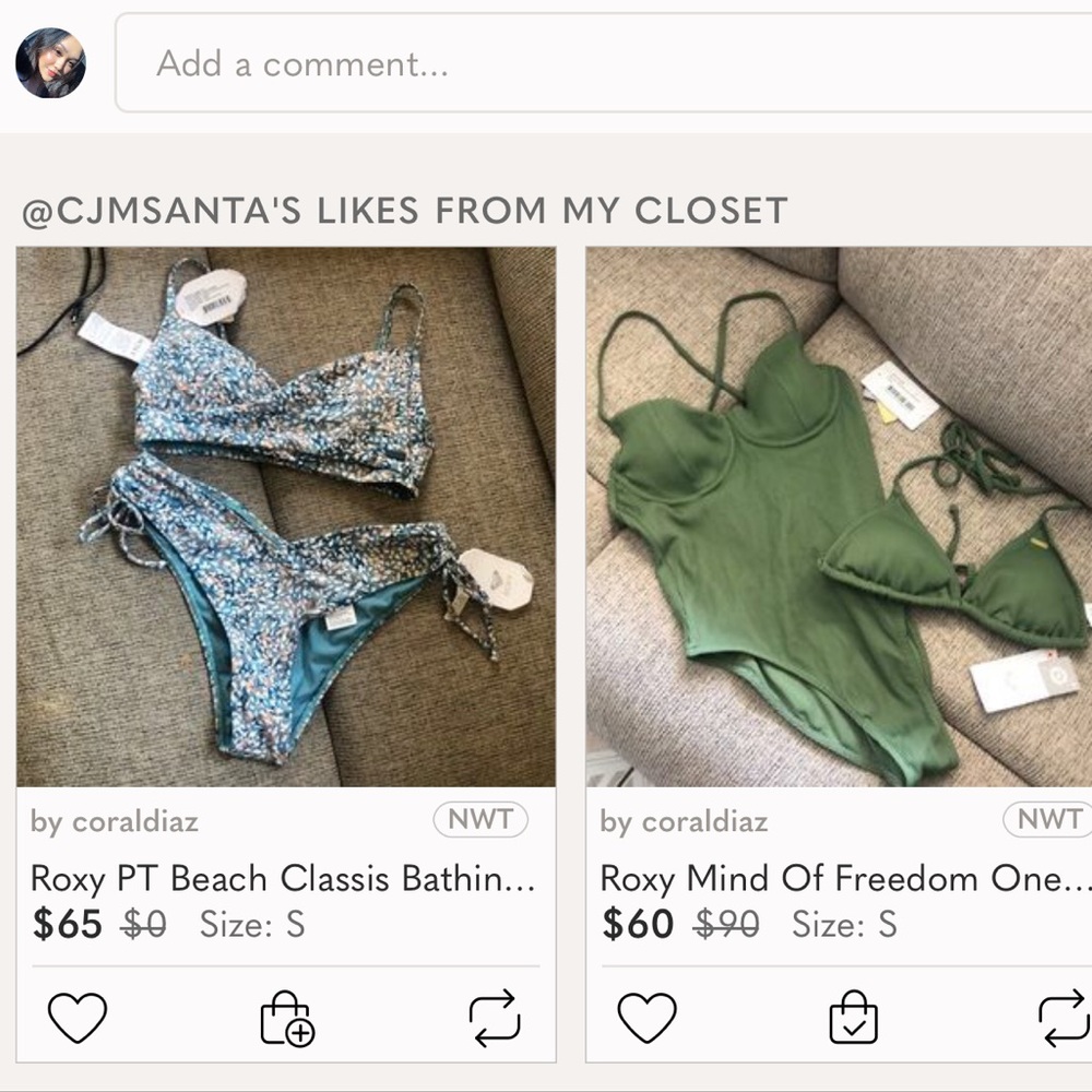 @CJMSANTA 2 bathing suits bundle :)